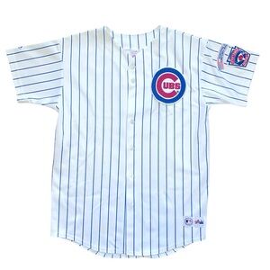 vintage 90s chicago cubs majestic mlb baseball jersey authentic